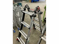 Altrex variflex teleprof 4x4 uitschuif/vouwladder - afbeelding 4 van  7