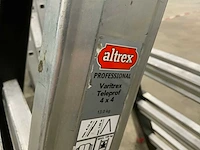 Altrex variflex teleprof 4x4 uitschuif/vouwladder - afbeelding 5 van  7