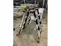 Altrex variflex teleprof 4x4 uitschuif/vouwladder - afbeelding 2 van  6