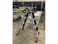 Altrex variflex teleprof 4x4 uitschuif/vouwladder - afbeelding 2 van  5