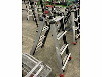 Altrex variflex teleprof 4x4 uitschuif/vouwladder - afbeelding 4 van  5