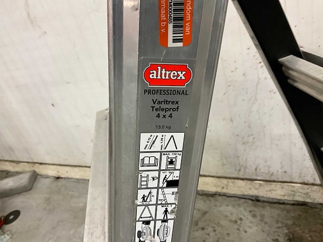 Altrex varitrex 4x4 ladder (2x) - afbeelding 4 van  4