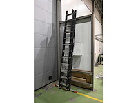 Altrex zr 3088 3x12 3-delige aluminium ladder - afbeelding 2 van  5