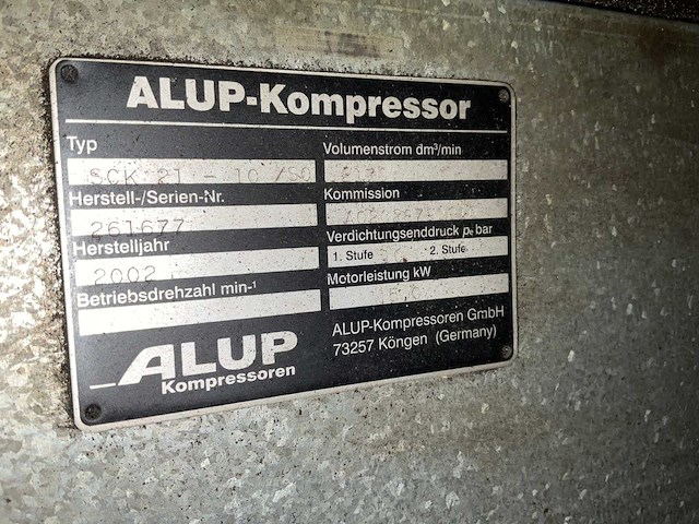 Alub 2002 sck 21-10 luchtcompressor - afbeelding 7 van  7
