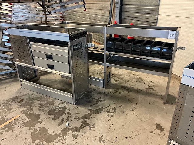 Aluca bedrijfswageninrichting (2x) - afbeelding 1 van  9