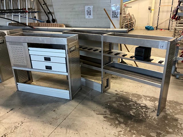 Aluca bedrijfswageninrichting (2x) - afbeelding 1 van  9