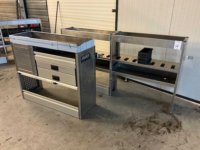 Aluca bedrijfswageninrichting (2x) - afbeelding 1 van  7