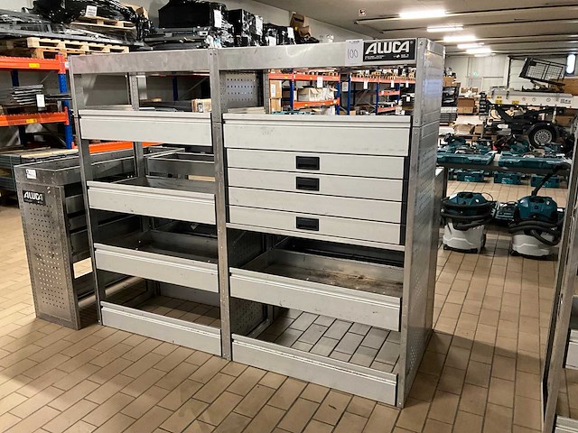 Aluca bedrijfswageninrichting (2x) - afbeelding 1 van  6