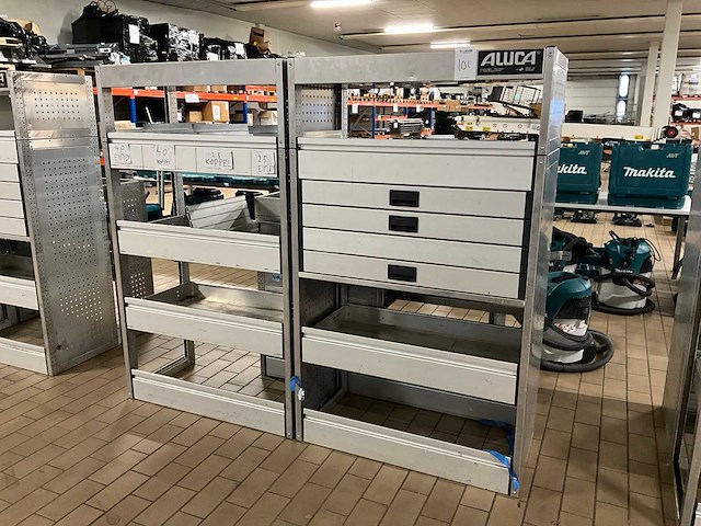 Aluca bedrijfswageninrichting (2x) - afbeelding 1 van  5