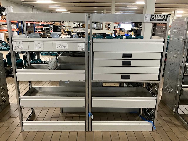 Aluca bedrijfswageninrichting (2x) - afbeelding 2 van  5