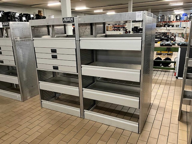 Aluca bedrijfswageninrichting (2x) - afbeelding 1 van  4