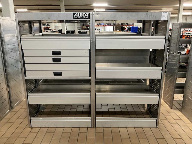 Aluca bedrijfswageninrichting (2x) - afbeelding 2 van  4