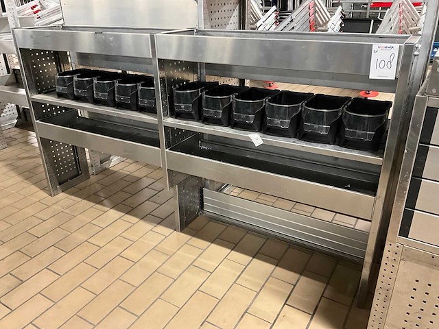 Aluca bedrijfswageninrichting (2x) - afbeelding 1 van  4