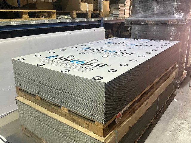Alucopal acp plaat 220x125cm 6mm zuiverwit (25x) - afbeelding 2 van  5