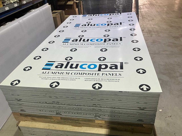 Alucopal acp plaat 220x125cm 6mm zuiverwit (25x) - afbeelding 4 van  5