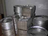 Aluminium bakjes in diverse maten en uitvoeringen. - afbeelding 2 van  2