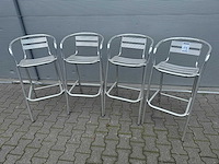 Aluminium barkruk (4x) - afbeelding 1 van  3