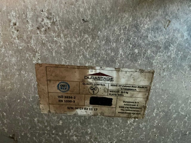 Aluminium base plate (8x) - afbeelding 2 van  4