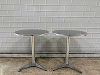 Aluminium bistrotafel (2x) - afbeelding 1 van  5