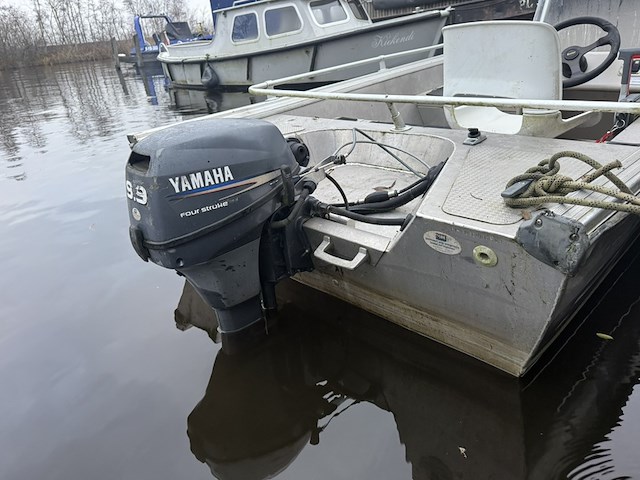 Aluminium boot, buster, s met yamaha 9.9 pk langstaart buitenboordmotor, 2008 - afbeelding 2 van  28