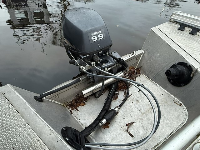 Aluminium boot, buster, s met yamaha 9.9 pk langstaart buitenboordmotor, 2008 - afbeelding 4 van  28