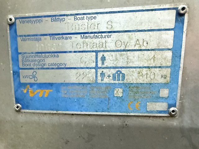 Aluminium boot, buster, s met yamaha 9.9 pk langstaart buitenboordmotor, 2008 - afbeelding 15 van  28