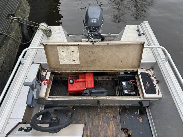 Aluminium boot, buster, s met yamaha 9.9 pk langstaart buitenboordmotor, 2008 - afbeelding 16 van  28