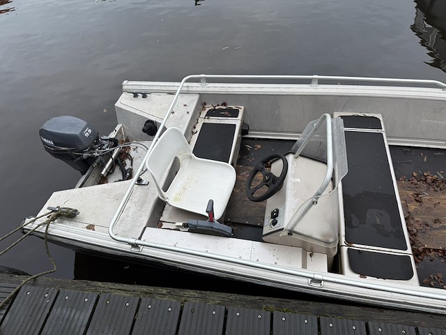 Aluminium boot, buster, s met yamaha 9.9 pk langstaart buitenboordmotor, 2008 - afbeelding 27 van  28