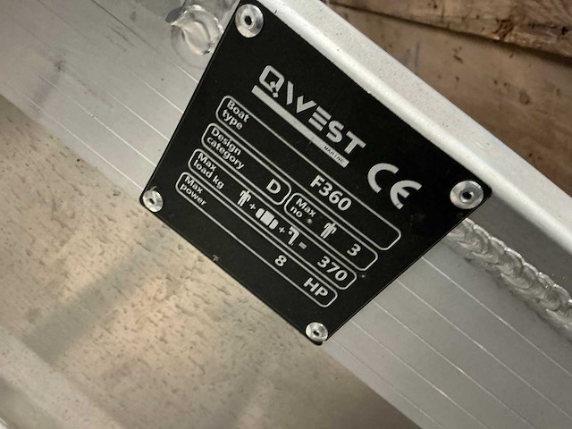 Aluminium boot qwest f360 - afbeelding 4 van  6