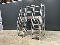 Aluminium bordes 5-trede 160cm hoogte - afbeelding 2 van  2