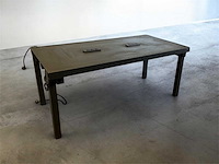 Aluminium bureautafel 180 cm - afbeelding 1 van  7