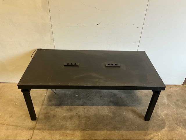 Aluminium bureautafel 180 cm - afbeelding 2 van  7