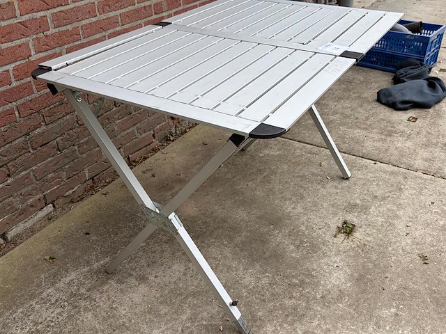 Aluminium campingtafel 120 x 70 cm - afbeelding 2 van  3