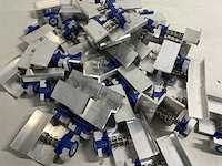 Aluminium eindklem voor montage zonnepanelen (80x) - afbeelding 1 van  3