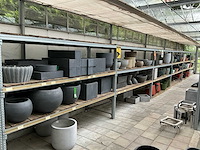 Aluminium en houten stellingen (9x) - afbeelding 1 van  5