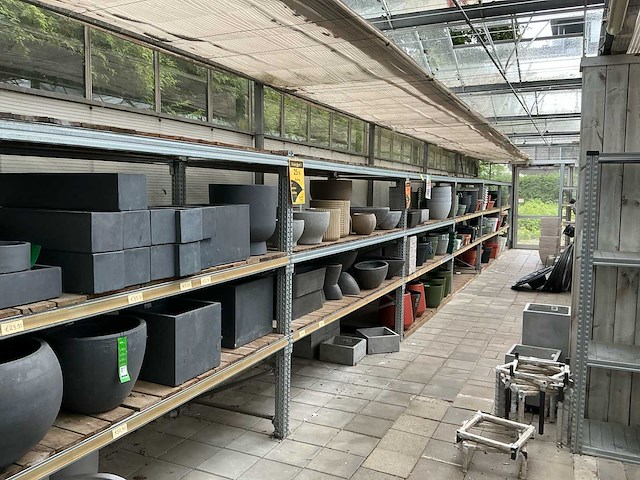 Aluminium en houten stellingen (9x) - afbeelding 3 van  5