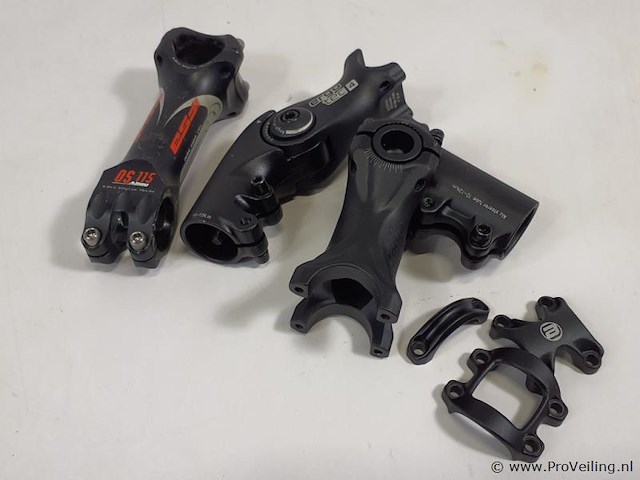 Aluminium fietszadelpennen en ergotec 4 stuurbevestigingen set ergotec 4 - afbeelding 4 van  13