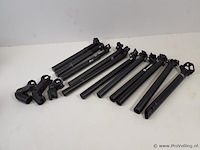 Aluminium fietszadelpennen en ergotec 4 stuurbevestigingen set ergotec 4 - afbeelding 1 van  13