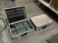 Aluminium gereedschapskoffers (2x) - afbeelding 1 van  3