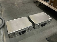 Aluminium gereedschapskoffers (2x) - afbeelding 3 van  3