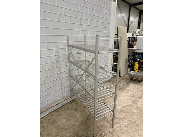 Aluminium keukenstelling 4 schappen - afbeelding 2 van  3