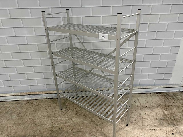 Aluminium keukenstelling 4 schappen - afbeelding 3 van  3