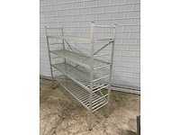 Aluminium keukenstellingen 4 schappen - afbeelding 3 van  3