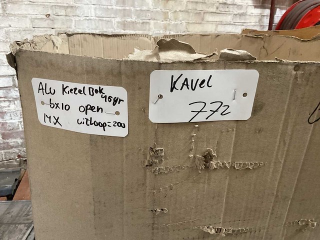 Aluminium kiezelbak (14x) - afbeelding 4 van  4
