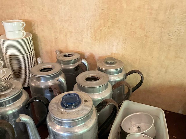 Aluminium koffiekan (7x) - afbeelding 2 van  2