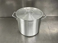 Aluminium kookpan met deksel ø 30 cm