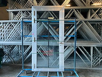 Aluminium kozijn + deur v.v. schüco hang en sluitwerk inbouwmaat 115x240cm - afbeelding 2 van  4