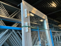 Aluminium kozijn + deur v.v. schüco hang en sluitwerk inbouwmaat 115x240cm - afbeelding 4 van  4