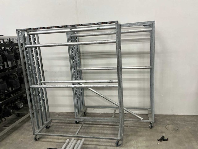 Aluminium lampen transportkar (2x) - afbeelding 2 van  5