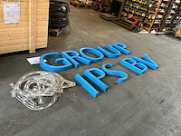 Aluminium letters met verlichting - afbeelding 1 van  4